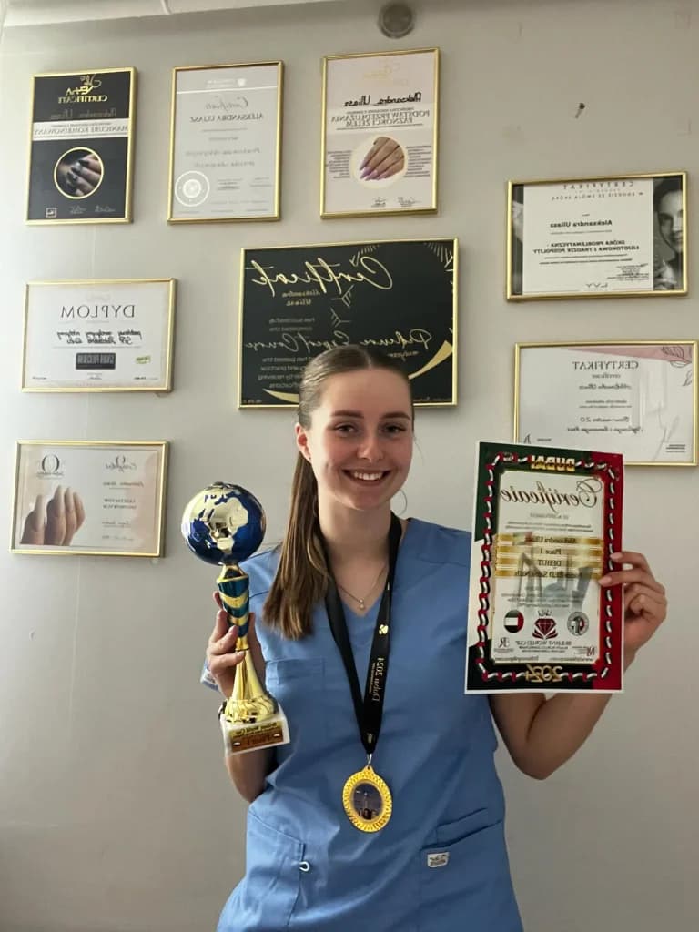 Ola Uliasz z certyfikatami